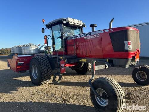 2014 Massey Ferguson WR9870 Windrower