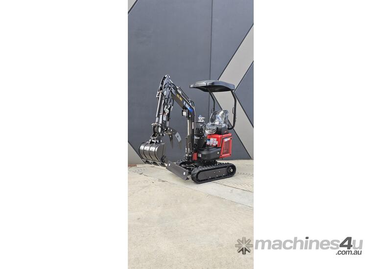  UHI 14hp Kubota engine UME12P mini excavator with swing boom & expandable track