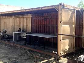 40FT CONTAINER , OPEN SIDES WITH CONTENTS  - picture0' - Click to enlarge