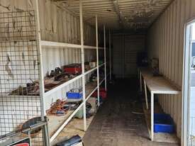 40ft Shipping Container, Timber Floor, Side Access Single Door, 240V Hard Wired  Light & Internal &  - picture2' - Click to enlarge