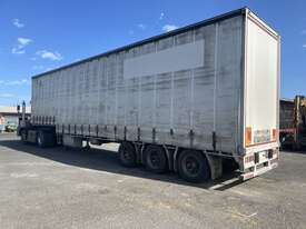 2008 Krueger ST-3-38 Tri Axle Drop Deck Curtainside B Trailer - picture2' - Click to enlarge