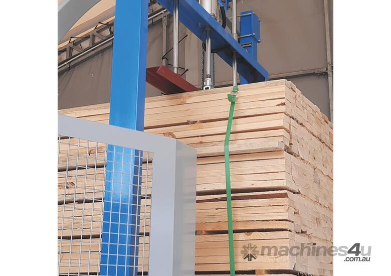 caption Prinz MOBILCUT TOP LINE Cross Cut Saw Stationary Machine with Arch Guiding Frame