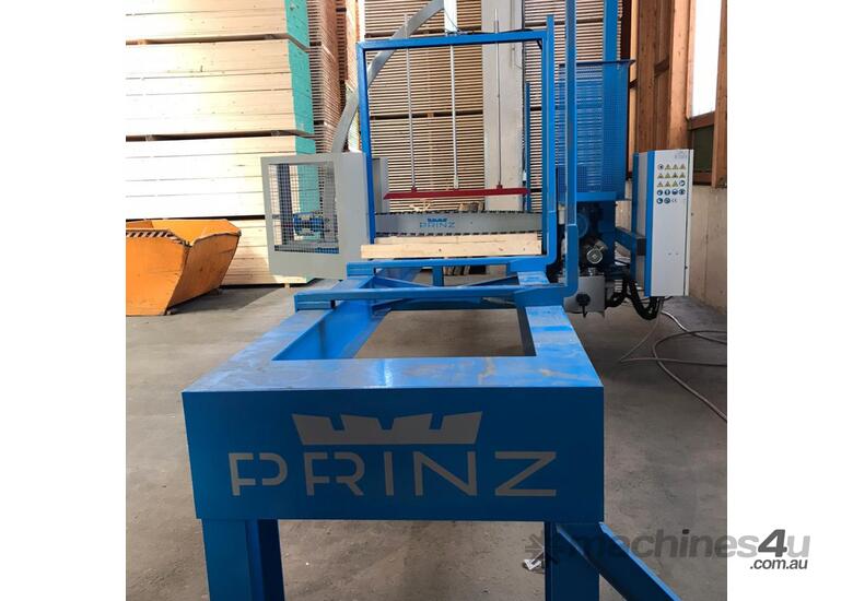 caption Prinz MOBILCUT TOP LINE Cross Cut Saw Stationary Machine with Arch Guiding Frame