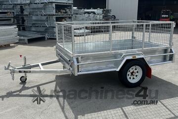 8x5 Cage Trailer 600mm Cage Fully Galvanised 750KG ATM BIGMAN TRAILER