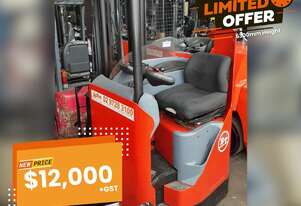 EOFY SALE - BT Reach Truck | RRM160 | 6300 Lift Height EOFY SALE - BT Reach Truck | RRM160 | 6300 Lift Height
