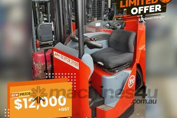 EOFY SALE - BT Reach Truck | RRM160 | 6300 Lift Height EOFY SALE - BT Reach Truck | RRM160 | 6300 Lift Height