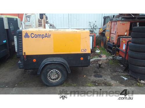 180 cfm C50 Compair, 3 cyl deutz powered ,