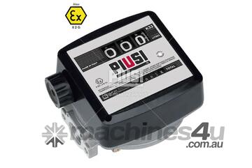 PIUSI Mechanical Flow Meter K33 ATEX - 25mm FF 20-120lpm Litre Display - Suitable for PETROL