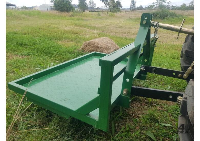 caption AgKing - Tractor 3 Point Linkage to Carry it all 6ft - Solid Steel Construction