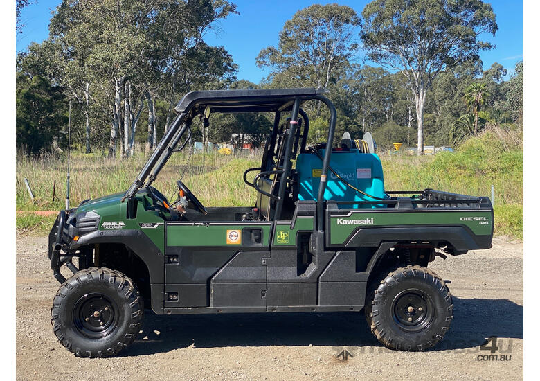 caption Kawasaki KAF1000 ATV All Terrain Vehicle
