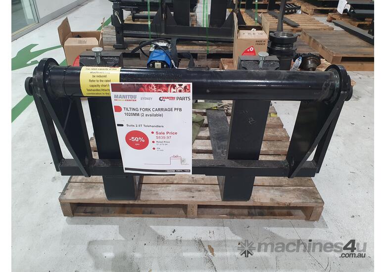 caption Manitou 2.5T Tilting Fork Carriage