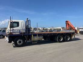 2005 Hino FM1J Flatbed Crane Truck - picture2' - Click to enlarge