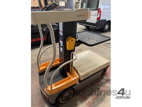 caption Used Crown Wave man up order picker