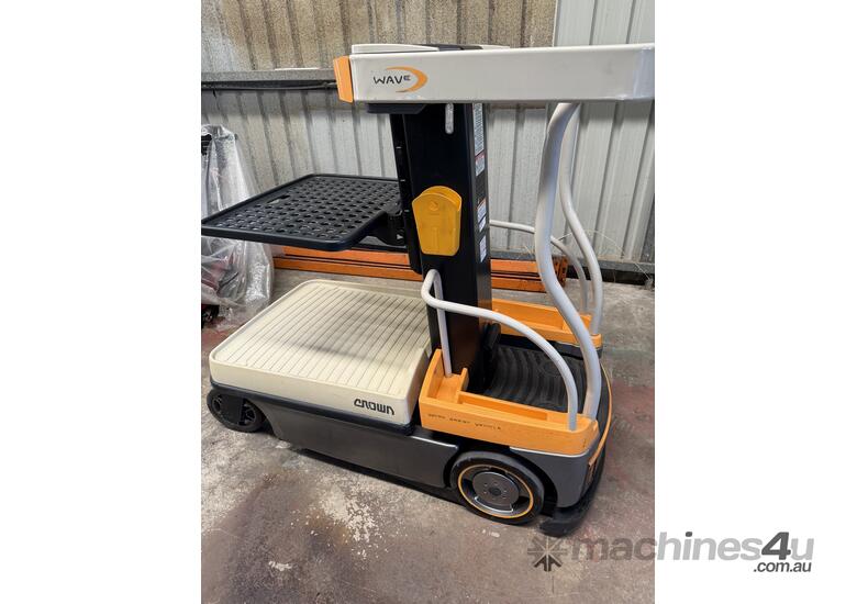 caption Used Crown Wave man up order picker