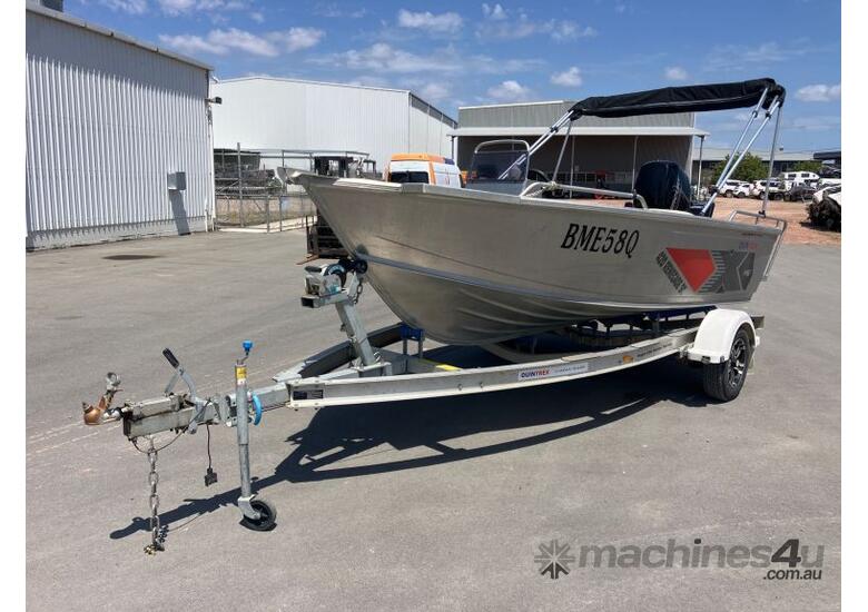 caption 2023 Quintrex 420 Renegade Side Console Aluminium Boat