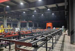 TRITON-GMH 500 REBAR CUTTING PRODUCTION LINE, DIA 10-40mm, 700-12000mm CUT LENGTH.