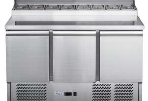 FED-X Three Door Salad Prep Fridge - XGNS1300D