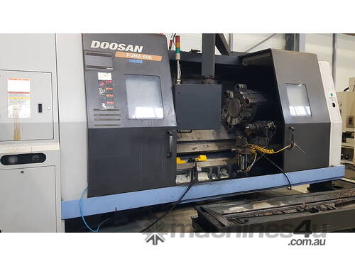 caption 2011 Doosan Puma-600 CNC Lathe