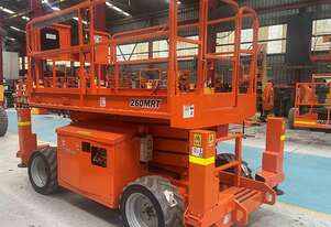 26ft RT Scissor Lift 4WD Outriggers Heavy Duty JLG 10m Working Scissor Lift