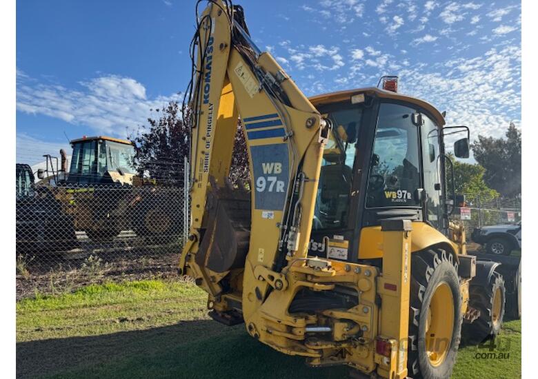 Backhoe Komatsu WB97R 4x4 Ex-council 2015 Extender Hoe 3681hrs