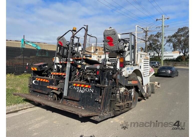Roadtec RP190 Asphalt Paver (Wheeled) 2012