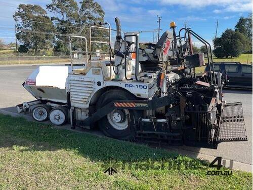 Roadtec RP190 Asphalt Paver (Wheeled) 2012