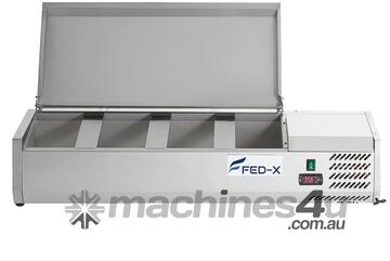 Fed X Salad Bench With Stainless Steel Lid Xvrx1200/380S