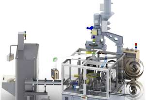 Monobloc Rotary Coffee Capsule Filling, Sealing Unit.