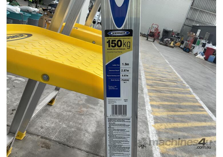 2x Werner Platform Ladders