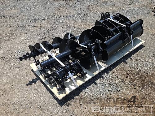 Unused Captok Qty (8 of), Quick Hitch, Rake, Ripper, Auger, 12