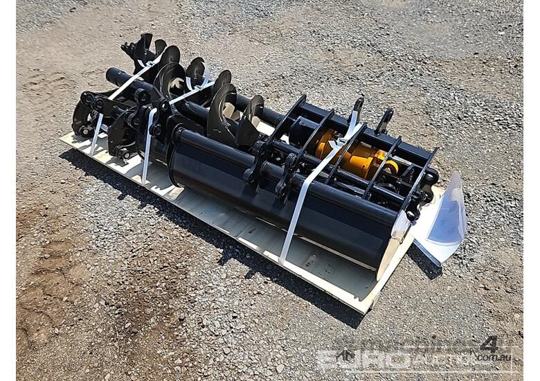 Unused Captok Qty (8 of), Quick Hitch, Rake, Ripper, Auger, 12
