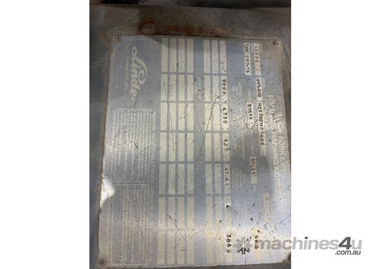 2001 Linde H45-600 Diesel Forklift