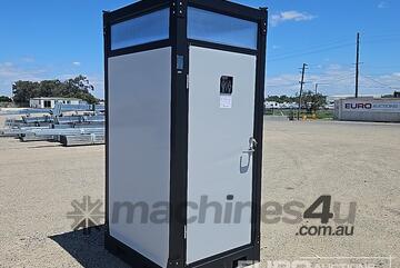 Unused Single Portable Toilet, Sink