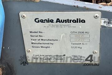 2005 Genie GTH 2506 AU Telehandler 2005 Genie GTH 2506 AU Telehandler