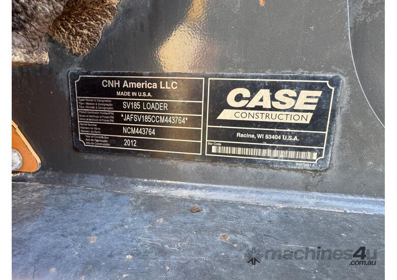 2012 Case SV185 Wheeled Skid Steer