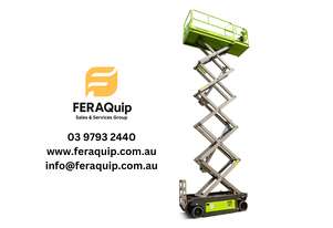 FERAQuip electric 12m high scissor lift ZS1012AC-LI ($112 per week) Finance Available