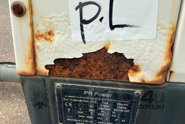 2012 PR Power PR4000 Single Axle Light Tower Trailer