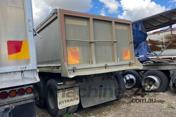 1997 Hamelex HXDT3 Tri Axle Tipping Dog Trailer