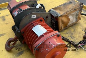 Black Bear YSLD-100 1T 2000lb Electric Chain Hoist 230/460V 2-Speed 1500/500rpm