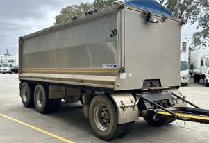 2017 Tefco 3 Axle Dog Tipper Trailer