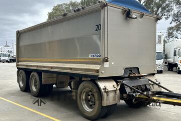 2017 Tefco 3 Axle Dog Tipper Trailer