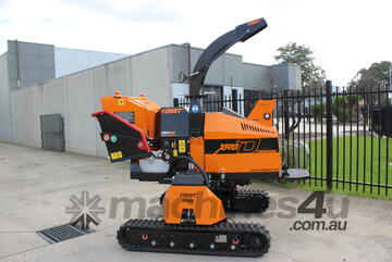   Forst XR8D - 8-inch Tracked Wood Chipper | 55HP Diesel Engine | Independent Track Leveling