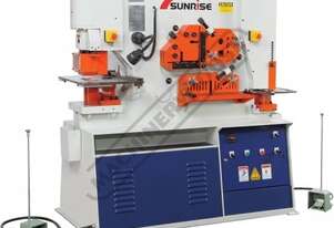 IW-60S Hydraulic Punch & Shear - 60 Tonne Dual Hydraulic Cylinders with Independent Operating Statio