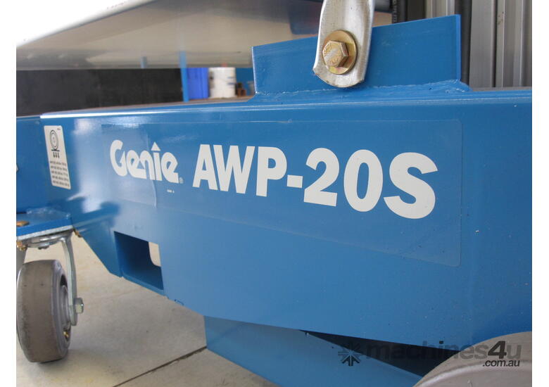 caption Genie AWP20s AC Arial Work Platform