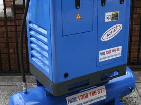 German Rotary Screw - 7.5hp 5.5kW Rotary Screw Air Compressor with 220 Litre Air Receiver - picture0' - Click to enlarge