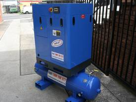 German Rotary Screw - 7.5hp 5.5kW Rotary Screw Air Compressor with 220 Litre Air Receiver - picture2' - Click to enlarge