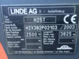 LINDE H25T Counterbalance Forklift - picture2' - Click to enlarge