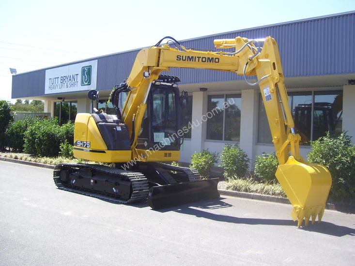 caption Sumitomo SH75XU-6A Excavator
