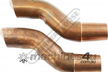 Spot Welder Electrodes (Bent) -Suits TECNA 25kVA Pedestal Spot Welder