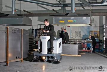 CLEANQUIP-SR1101 Nilfisk Battery Ride On Sweeper